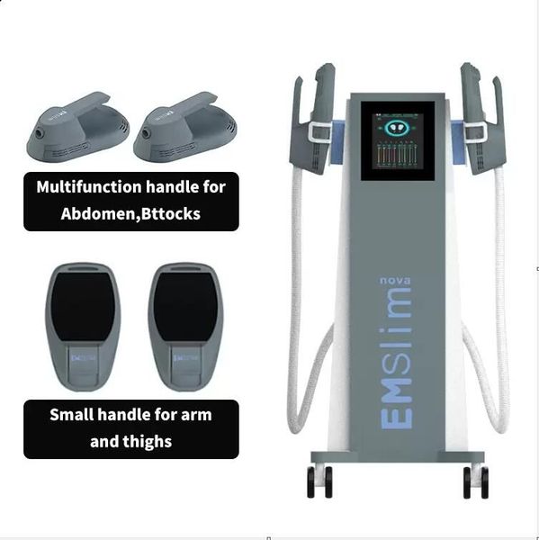 2022 Nova tecnologia 4 Handles Slimming RF EMSLIM NOVA MAQUEIRA DE PESSO DE PESSO DE PESO COM PELVIC MUSCO MUSCO MUSCOMENTO PROTAMENTO DE TRATAMENTO OPCIONAL