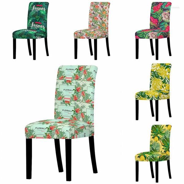 Chega a cadeira pequeno pequeno padrão floral capa impressa em poeira à prova de pó Diretamente Removável Cadeiras de estojo protetor de escritório
