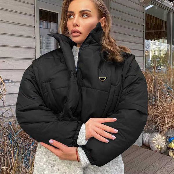 23womens Down Jackets de Parkas Bushbreaker Puffy para Lady Short Style Slim Coats Mulher Outwears Aqueles