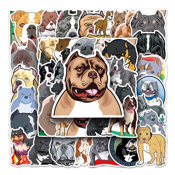 50 PZ Misto Graffiti Skateboard Adesivi Cani Animali Per Auto Laptop Pad Bicicletta Casco Moto PS4 Telefono FAI DA TE Decalcomanie Adesivo Chitarra Pvc