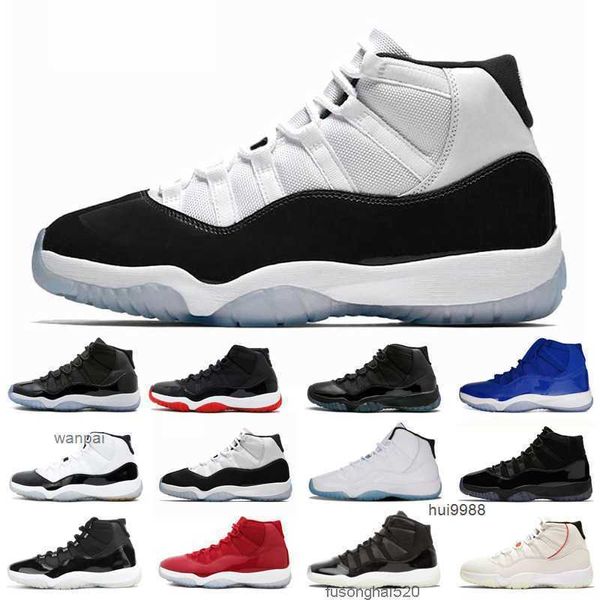 2023 nuovi uomini 11 scarpe da basket 11s 25th Anniversary Gamma Blue Bred Concord 23 45 Platinum Tint space jam gym rosso Midnight Navy PRM Jordam JERDON