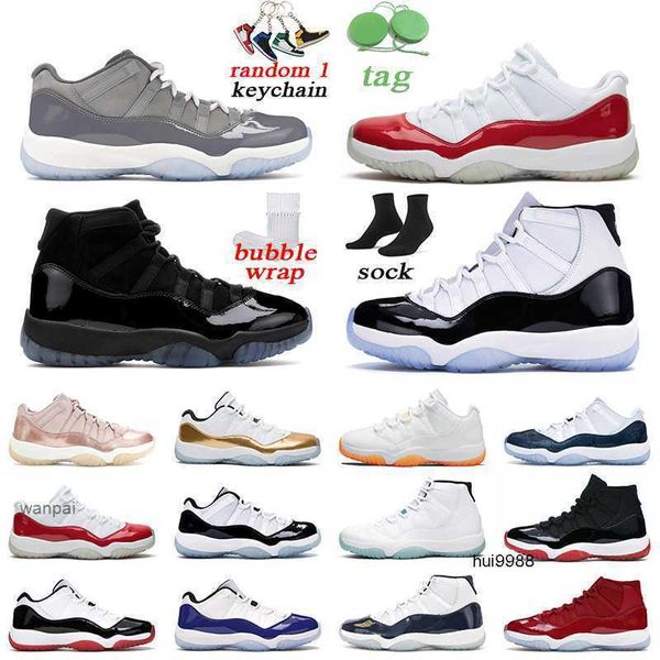 2023 uomo donna 11 11s scarpe da basket Cool Grey Concord Low Cherry UNC outdoor mens sport trainer taglia 5.5-13 Jordam JERDON