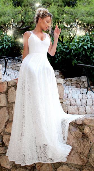 Abiti della madre della sposa Lace Lace Ledies Long White Lace Abito da sera per perle da pavimento Bridelli 2022 grandi dimensioni Nuovo in