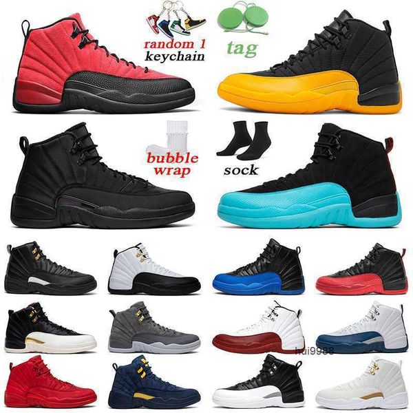 2023 12s Mens Basketball Shoes Reverse Gripe Game University Gamma Gamma Blue The Master Men Trainer Sports Sneakers Jordam Jerdon