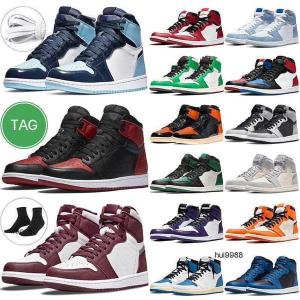 2023 New 1s Royal Blue Men Women High Og Basketball Shoes criados dedo Top 3 chiclear goma jumpman1 Outdoor Mens UNC Sports Good Trainer Sneakers Jordam Jerdon