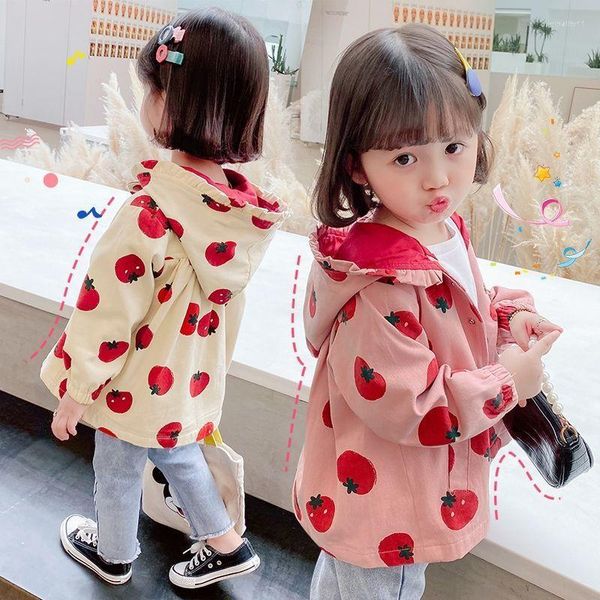 Mantel Frühling Herbst Nette kinder Kleidung Jacke Windjacke Für Mädchen Regenmantel Oberbekleidung Baby Kinder Outwear Kind Weibliche