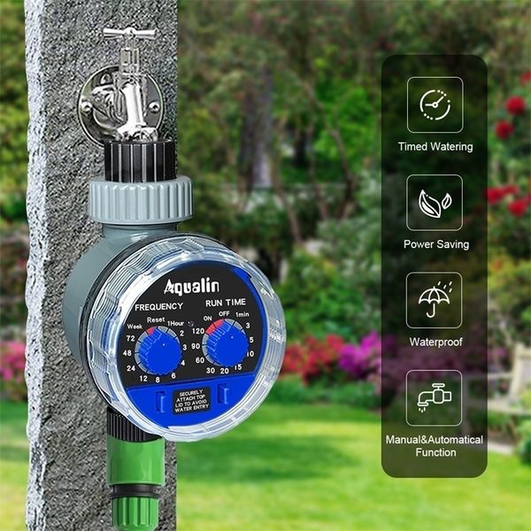 Bewässerungsgeräte Gartenwasser-Timer Ball Automatisches elektronisches Bewässerungssteuerungssystem für zu Hause #21025 221028