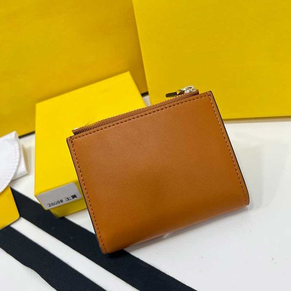Erkekler tasarımcı cüzdan iki Avrupa tarzı kadın cüzdanları fermuarlı madeni para çantası moda deri kart tutucu f 3 renkli kart kasası