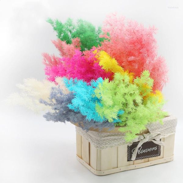 Flores decorativas Plantas naturais preservadas penglai pinho material de flores de flores de casamento de decoração de salão de salão acessórios atirando adereços