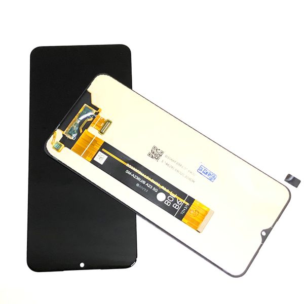 Display per Samsung Galaxy A23 5G A236U Sostituzione schermo LCD 6,6 pollici Touch screen interattivi Assemblaggio pannello in vetro Parte di ricambio per telefono cellulare Senza cornice Nero US