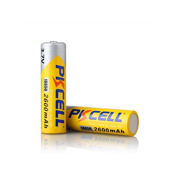 PKCELL 18650 2600MAH Batteria di litio ricaricabile per micro telefono Skate elettrico
