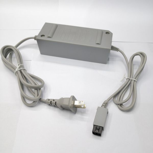 AC-Ladegerät-Adapter für Nintendo Wii-Konsole, 100–240 V, Heim-Wandnetzteil, US/EU-Stecker-Adapter