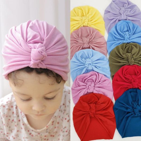 Chapéus 2022 Hat Hat Baby Bandanas Turban Head Band Girls Kids Hair Head Bands Acessórios Headwrap Headdress