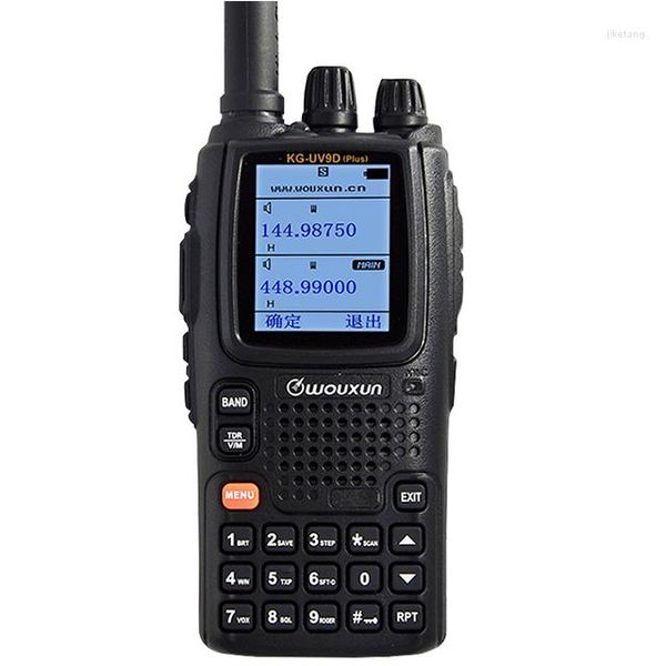 Walkie Talkie Wouxun KG-UV9D Plus VHF UHF Multifuncional Rádio Ham Communciator DTMF 2 Way Raido 7 Bands Station for Security