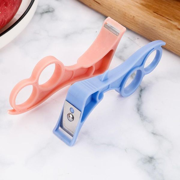 Coltello per sbucciare utensili da cucina creativo anello melone pialla frutta pelapatate arancione raschietto articoli per la casa utensili da cucina RRA366