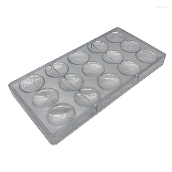 Strumenti di cottura Design Oblate Chocolate Mold Stampi in policarbonato vulcanico PC Candy Forms-FS-PHFU