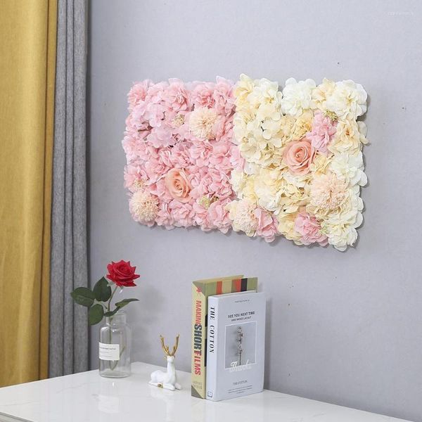 Dekorative Blumen Simulation Pflanze Blume Wand Hochzeit Hintergrund Rose Schaufenster Dekoration Weihnachten