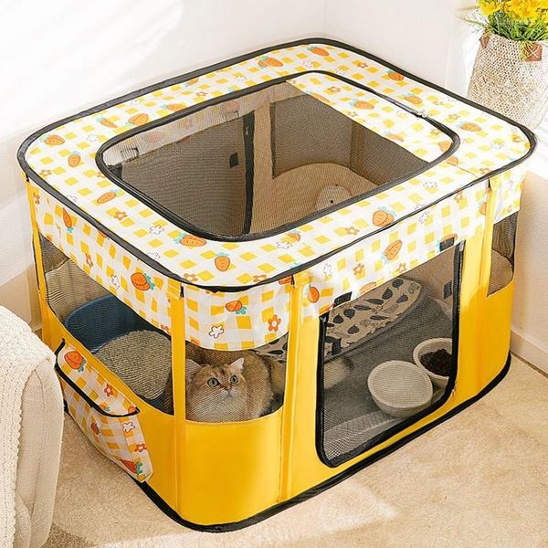 Playpen de cães de transportadoras de gatos com porta e blusa para cães pequenos para cães internos gatos de tendas de estimação de animais internos