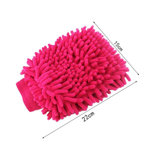 Carro de limpeza macia toalha de microfibra chenille luvas de lavagem de coral l￣ de coral Anthozoan Sponge Wash Ploth Care Tools RRA349