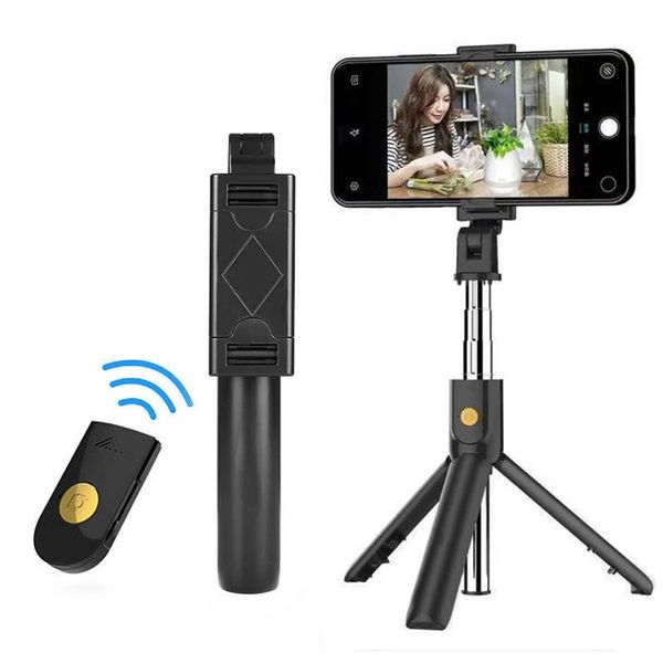 Monopiedi per selfie Portafoto Stick-Degree Treppiede allungato Supporto per trasmissione in diretta Tutti i telefoni cellulari Controllo remoto Bluetooth TikTok Shoot