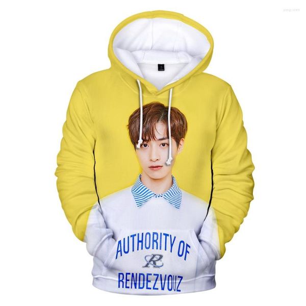 Hoodies masculinos Capuz coreano Capuz Oneus 3D Harajuku Soler casual Casual Roupas Autumn moda Unisisex Street fofo Pullover fofo