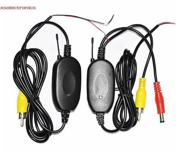 Novo kit de receptor de transmissor de vídeo sem fio de 12V para monitoramento do carro, o carro traseiro da câmera traseira backup reverso