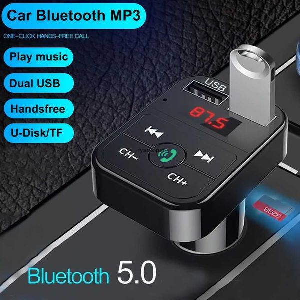 USB CHARGERBT5.0 FM transmissor Bluetooth HandsFree Mp3 Music Music Player Dual USB Radio Modulator Wireless Audio Adapter Carreger de carro