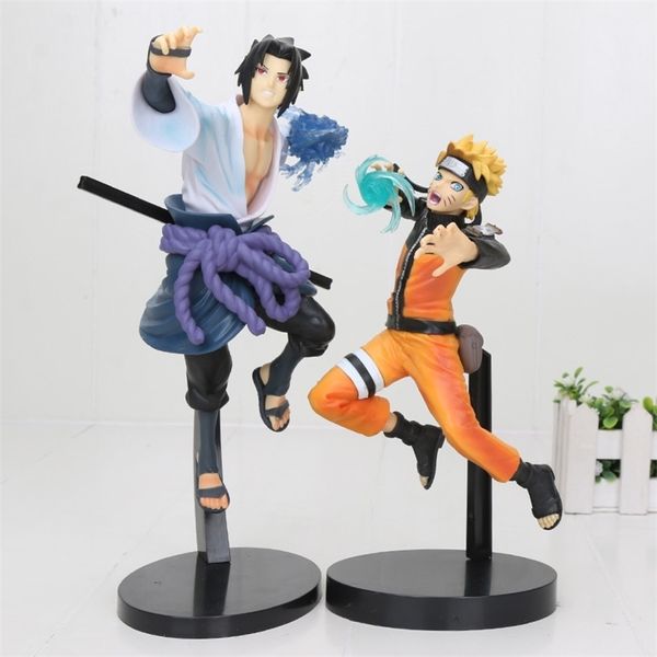 21 A￧￣o de 25cm Figura Uzumaki Uchiha Sasuke PVC A￧￣o Figura Toys Figura T191214