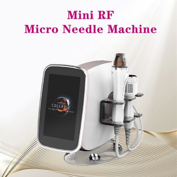 Attrezzatura per microaghi RF frazionaria Martello freddo Trattamento per l'acne Rimozione delle smagliature Macchina per la rimozione delle rughe del viso a radiofrequenza oro