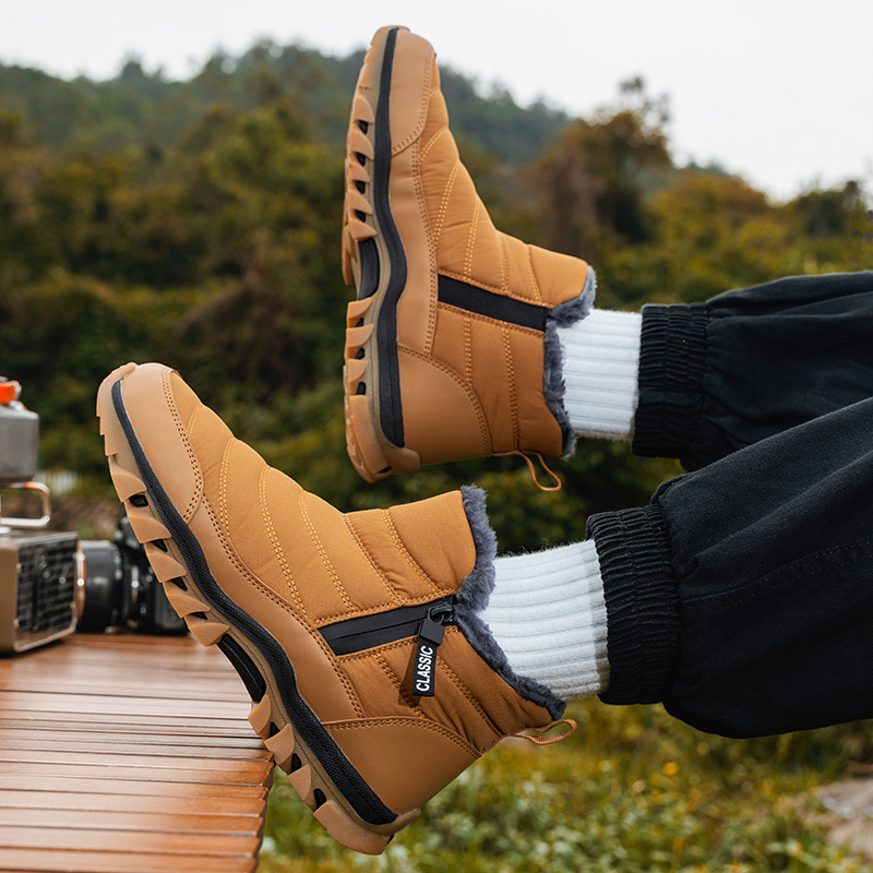 Sneakers Men Snow Outdoor Mens Shoes Army Men's Winter Boots Hiking Ankle Boots Non-slip Men Shoes Work Shoes Footwear
