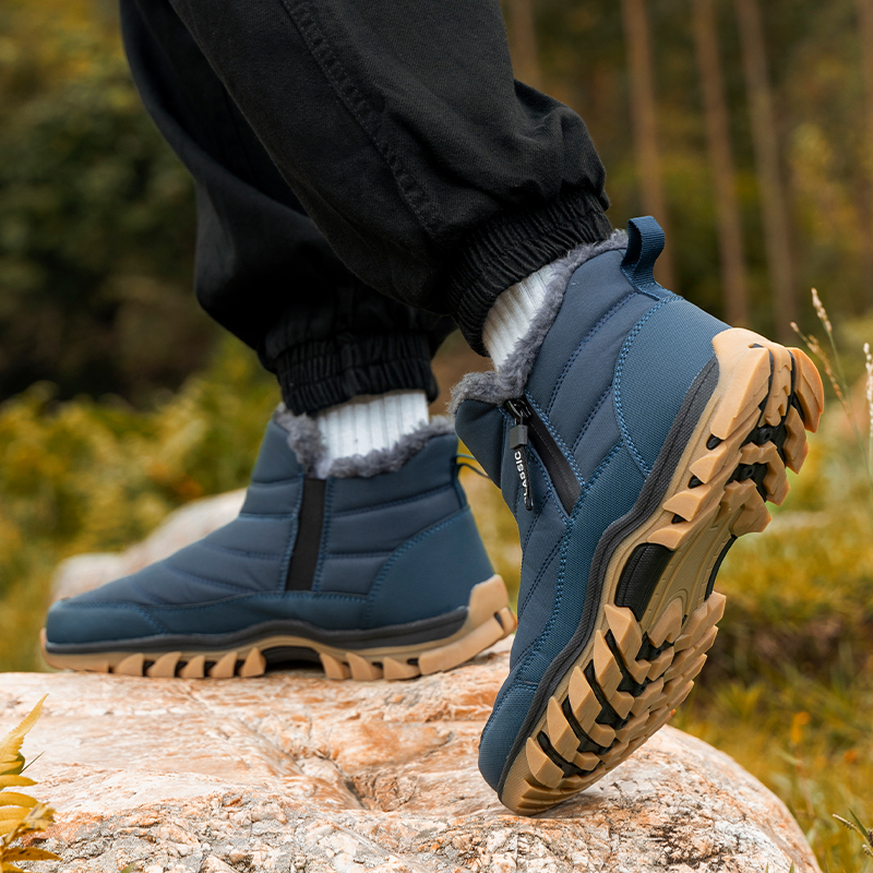 Sneakers Men Snow Outdoor Mens Shoes Army Men's Winter Boots Hiking Ankle Boots Non-slip Men Shoes Work Shoes Footwear