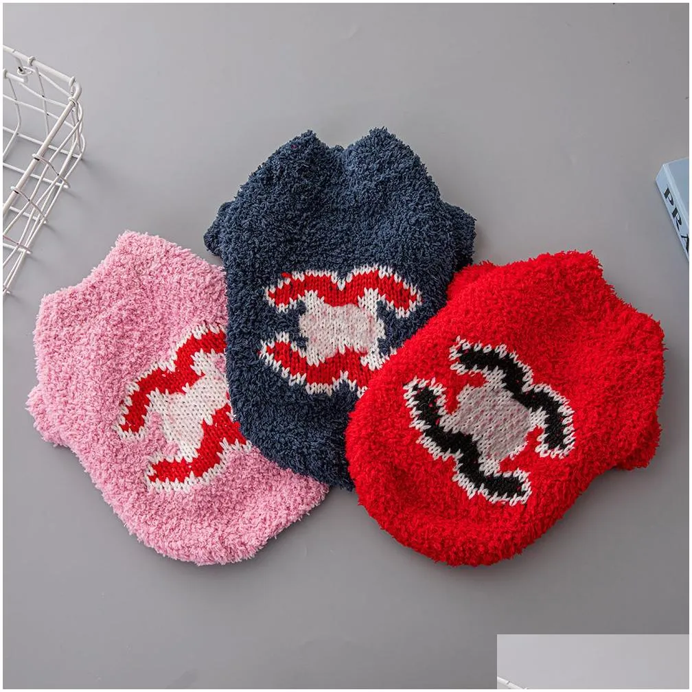 classic brands dog apparel designer dog clothes winter warm pet sweater turtleneck knit coat thick cats puppy clothing