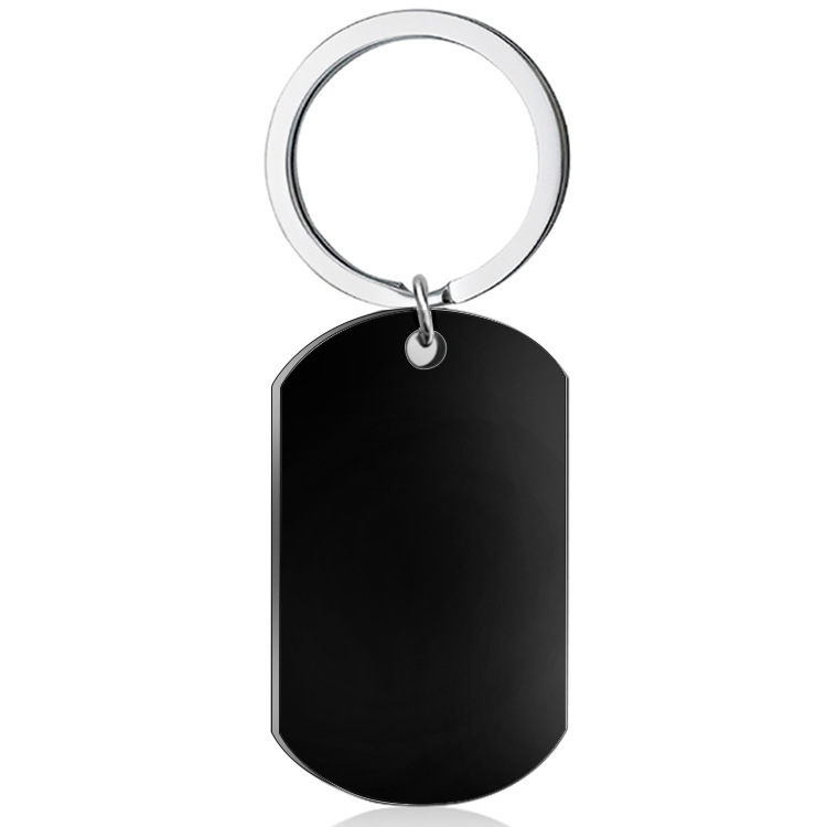 Spanish ENTIENDAS stainless steel military brand keychain popular titanium steel necklace
