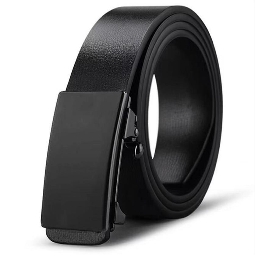 Personnalité de la mode en cuir masculin Jeune Business Business Belt Agil d'âge moyen Buckle le plus long 130 cm A40266A