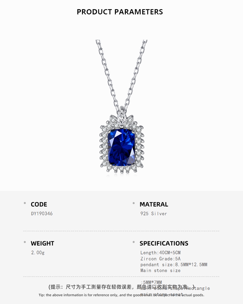 Fashion Diamond necklace for lady for women wedding gift jewelry birthday present