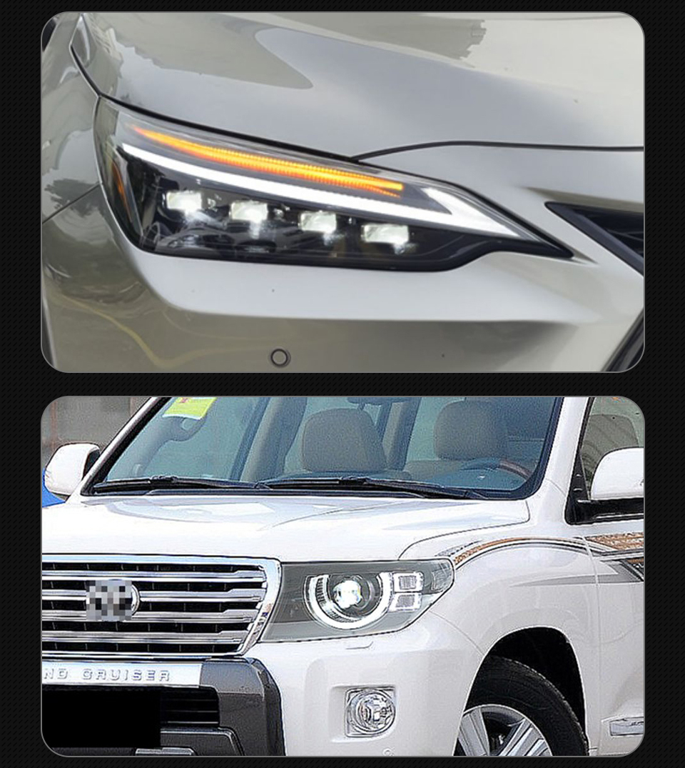 Toyota Land Cruiser 2007-2015 için LED Far