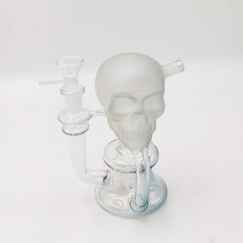 Personalized skull glass hookah Dab drilling rig/bubbler