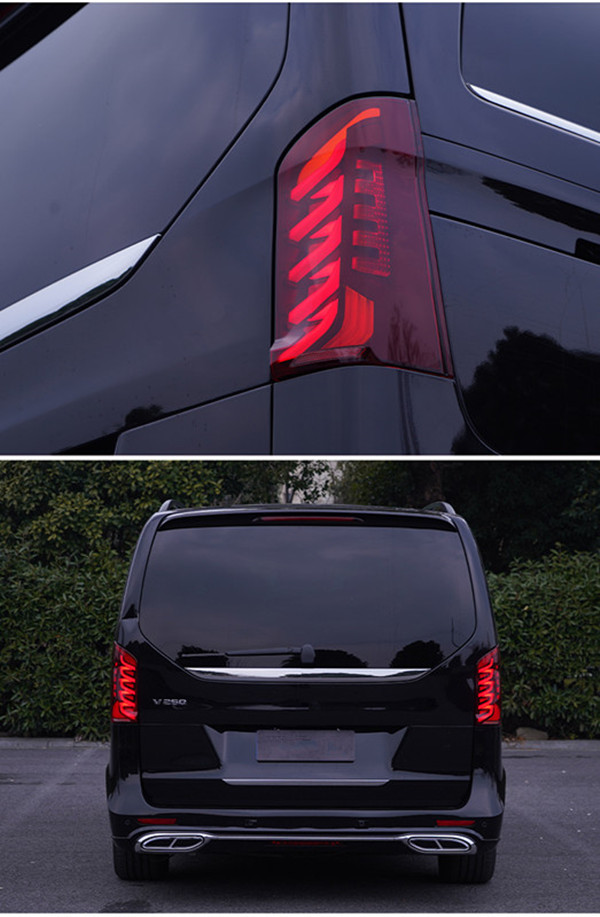 Feu de stop arrière pour BENZ Vito W447, feu arrière LED 2016 – 2021, clignotant, style de voiture