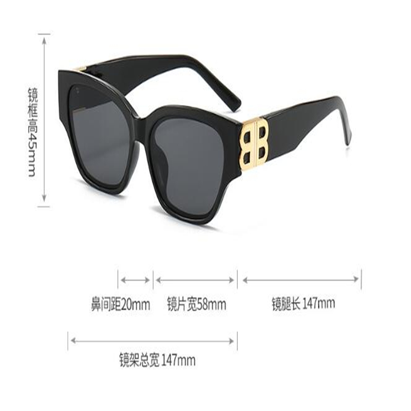 Lunettes de soleil unisexes, miroir, vente en gros, marque de mode, protection solaire de luxe, protection contre la poussière et les UV, 2024