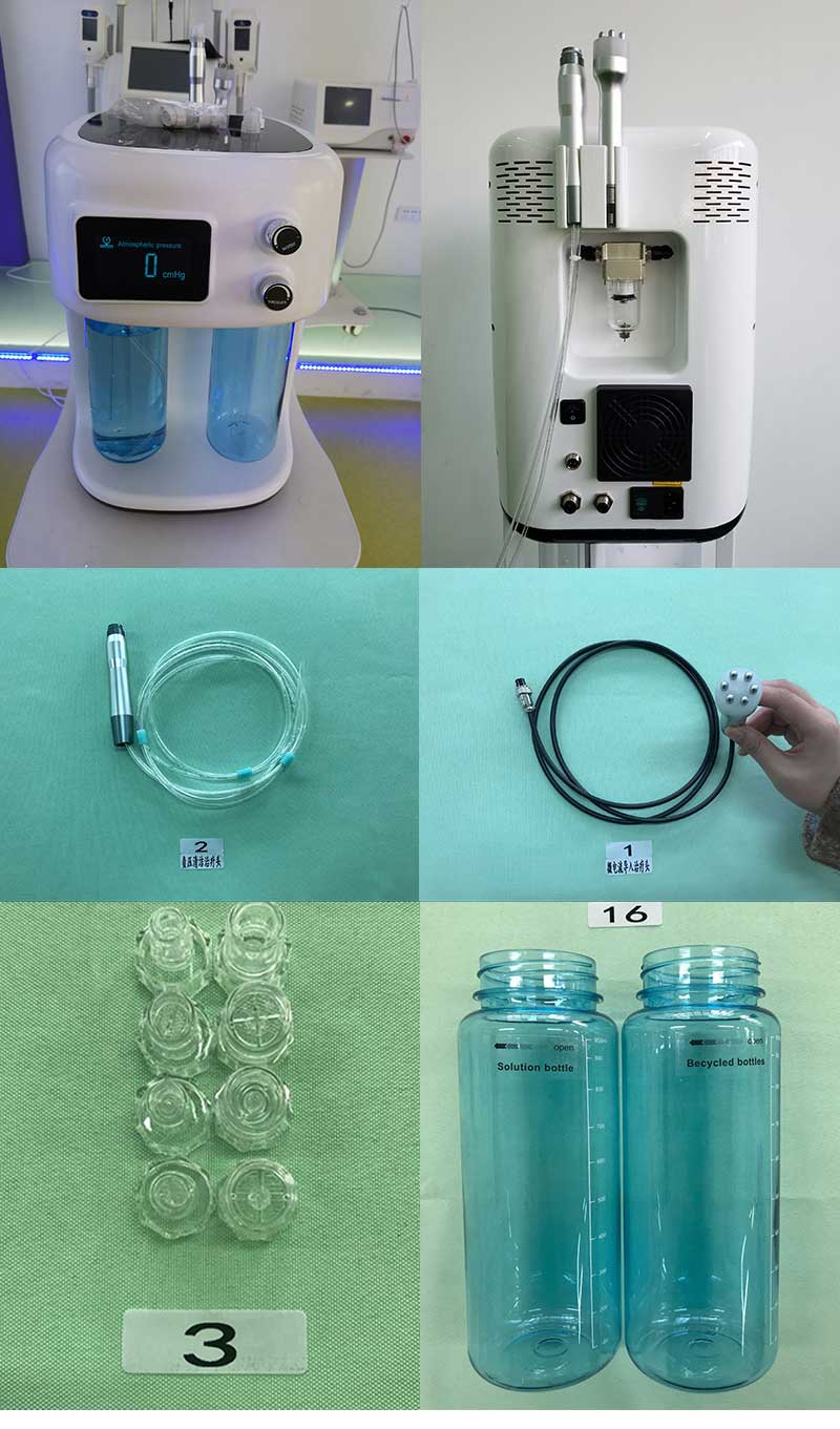 고품질 각질 제거제 Aqua Peel Vacuum Blackhead Remover RF Hydro Dermabrasion Microdersmabrasion Machine