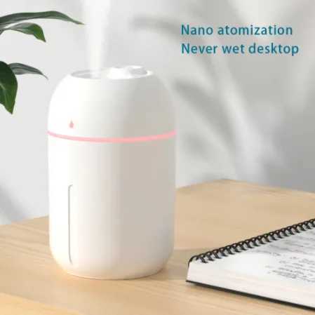 Nawilżacze upuszczenie wody 330 ml USB Mute nawilżacz do domu w biurze samochodu domowego duża pojemność aromaterapeutyczna rozpylacz mini olejek eteryczny dyfuzor olejku eterycznego