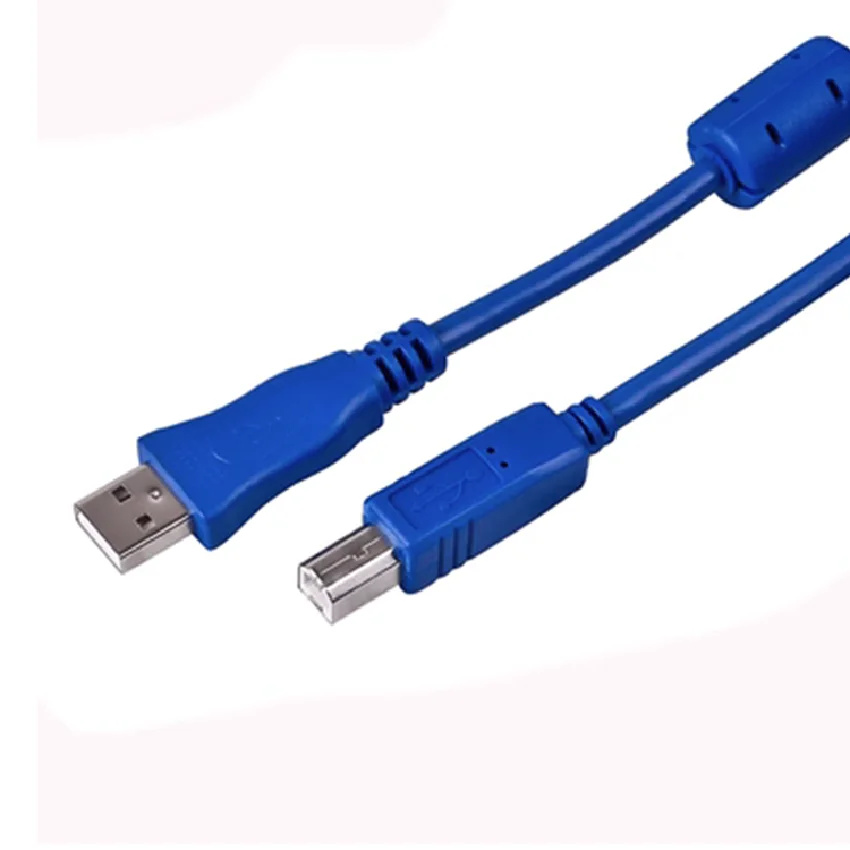 USB 2.0 Baskı Kablosu AM-BM USB 3.0 Veri Kablosu Erkek-Erkek Yüksek Hızlı Kare Port Şanzıman Baskı Kablosu