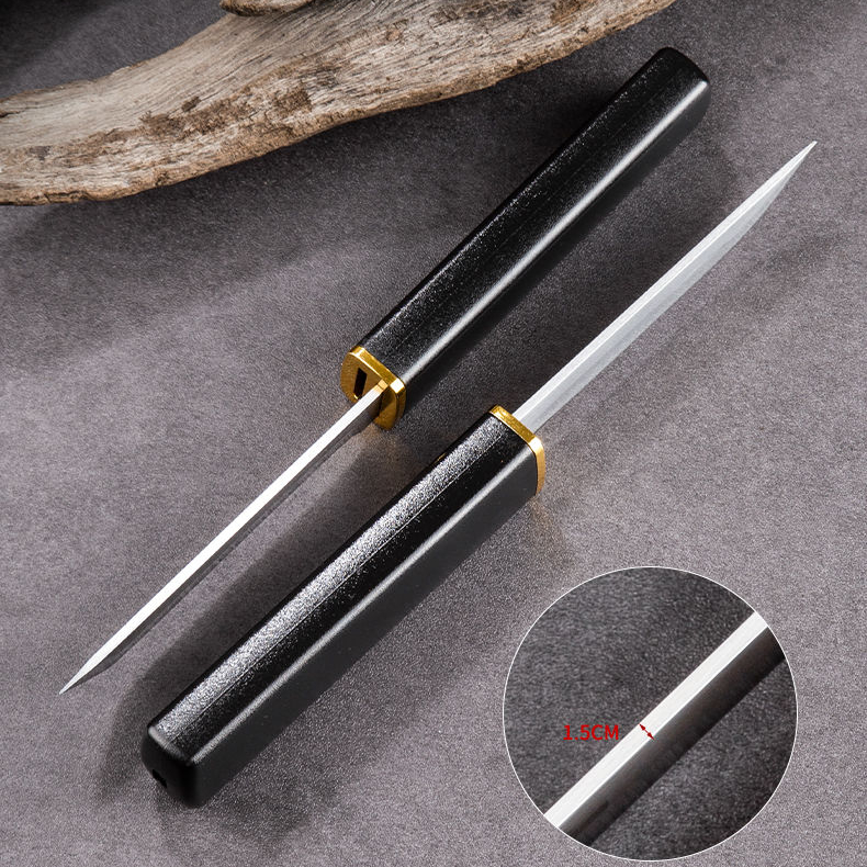 Two in One Mother and Son Double Dragon Fixed Blade Japaness Style Utility Pocket Knife Tactical Military Camping Portable Edc Knife Survival Tools 2 in 1