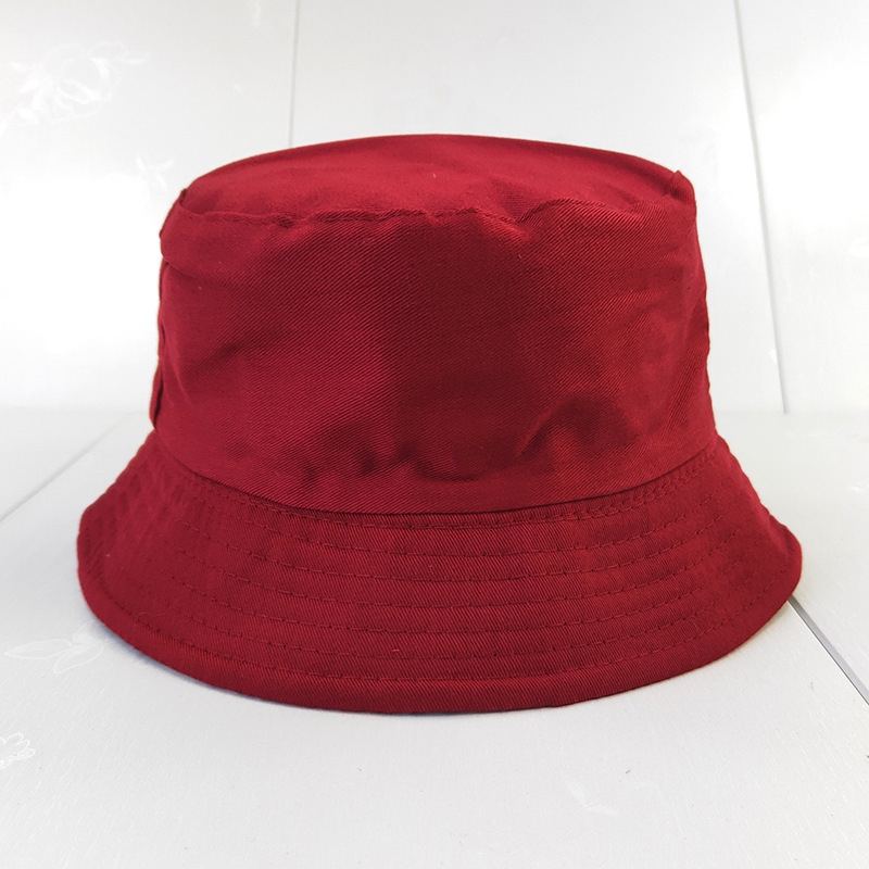 Custom Bucket Hat Embroidery Printing Logo Adults Children Kids Size All Color Available Summer Cap Beach Brim Sun Visor