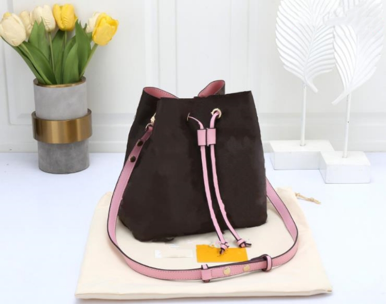 Luxuriöse Damen-Eimer aus echtem Leder, Designer-Tasche mit Kordelzug, geprägte Clutch-Taschen, Riemen, Herren-Cross-Body-Top-Griff, Totes-Handtasche, Schultertaschen