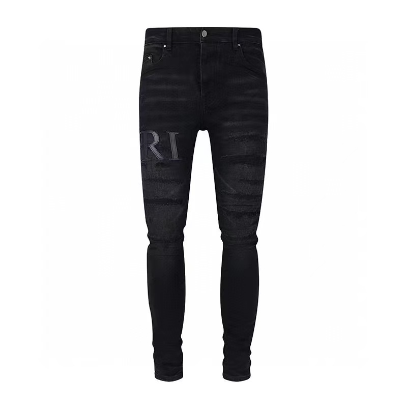 Designer marca jeans masculino calças femininas purjeans verão buracos de alta qualidade bordado auto-cultivo e pés pequenos fashion28-40