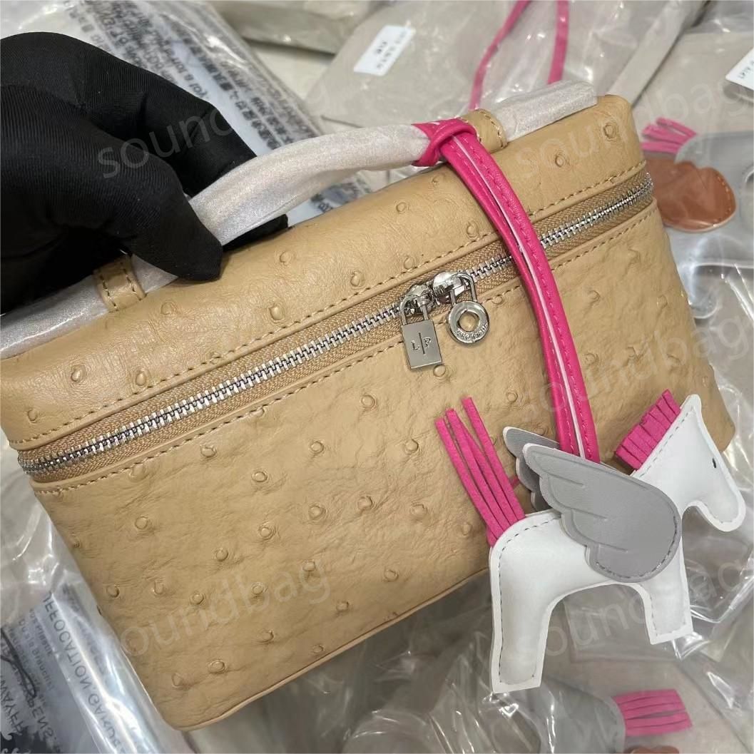 Extra Pocket Backpack L19 Series: Soft Leather, Versatile Handheld/Crossbody Box Bag - Minimalist Designer Elegance Loro Crossbody Makeup Box Style Celebrity
