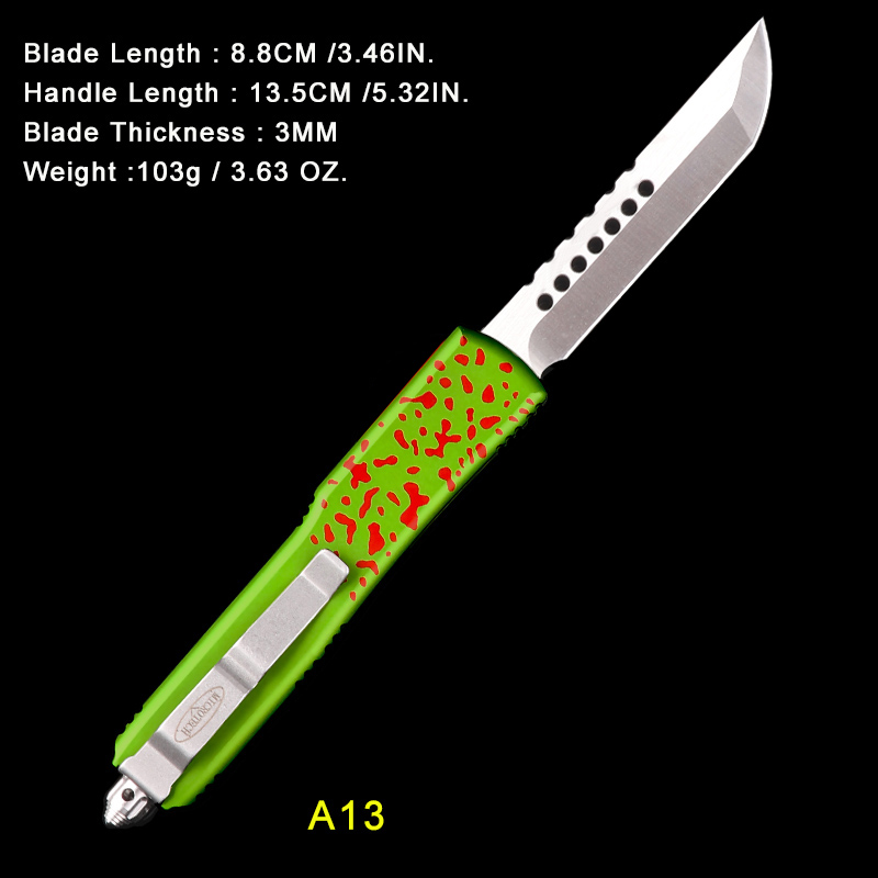 Couteau automatique utx 85 mt, couteaux automatiques, outils d'extérieur, lame de poche edc à l'avant