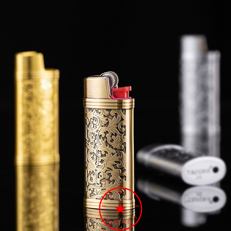 Dernier étui à briquet coloré en métal J3 J5 J6, boîtier de protection, manchon de Protection Portable, Design innovant, porte-cigarette pour tabac aux herbes sèches