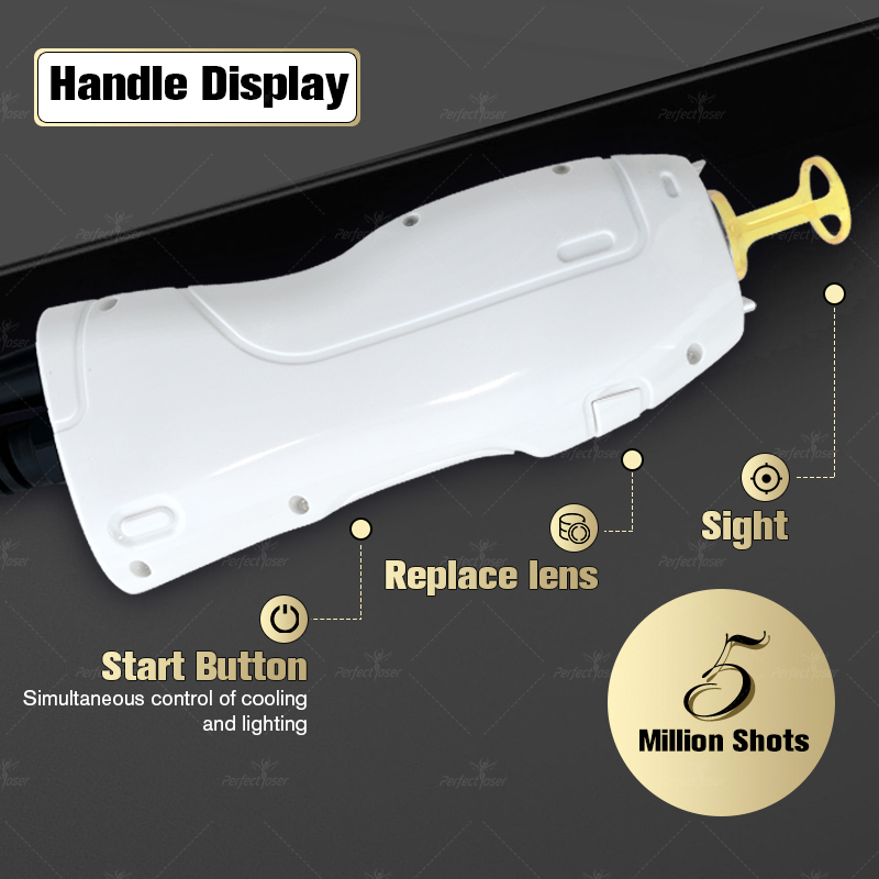 Perfectlaser Alexway depilación láser Máquina láser de Alejandrita 755nm 1064nm utilizada para todo tipo de piel rejuvenecimiento de la piel